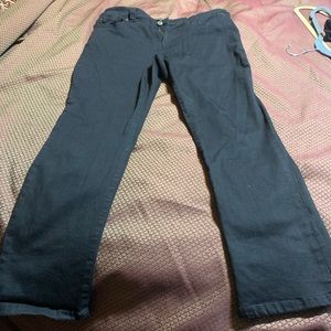 INC Black straight leg jeans